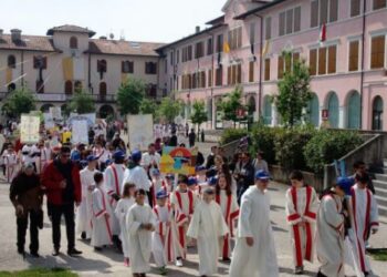 1° Maggio, chierichetti in festa a Pagnacco