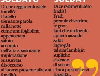 100 anni dopo, Ungaretti parla friulano