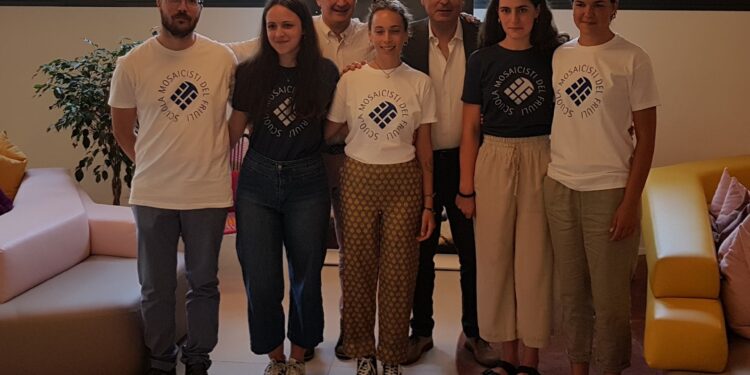 A Lignano il mosaico omaggio ad Afro Basaldella