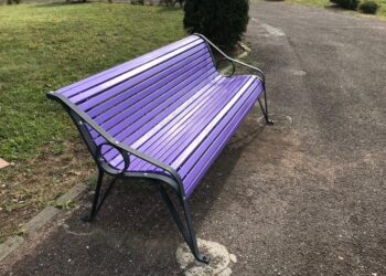 A Udine la prima panchina viola per l’Alzheimer