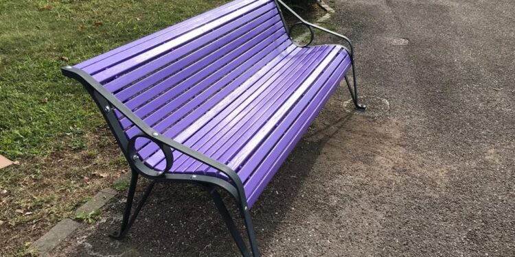 A Udine la prima panchina viola per l’Alzheimer