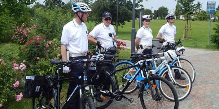 A Udine vigili-ciclisti anche nei parchi, in mountin-bike