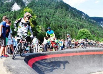 A Ugovizza una pista di pump track