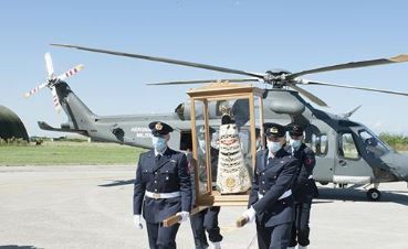 Atterrata a Rivolto la sacra effige della Madonna di Loreto