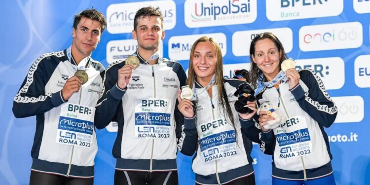 Bronzo per la friulana Alice Mizzau nella staffetta mista 4×200 stile libero