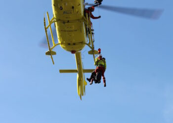 Cade scendendo dal monte Cuarnan