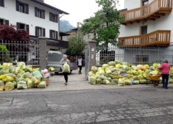 Caritas, raccolte 200 tonnellate di vestiti