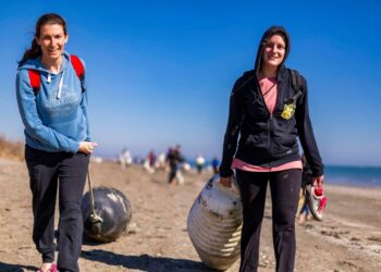 Cleanin’ March sull’isola di Sant’Andrea nella laguna di Marano