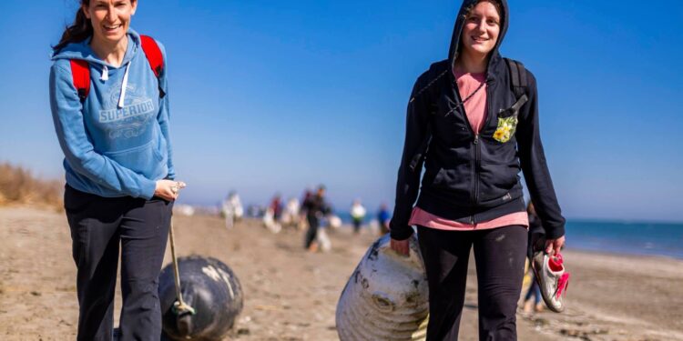 Cleanin’ March sull’isola di Sant’Andrea nella laguna di Marano