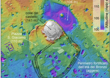 Udine. Il Colle del castello fu costruito dall’uomo. Ma non era Attila