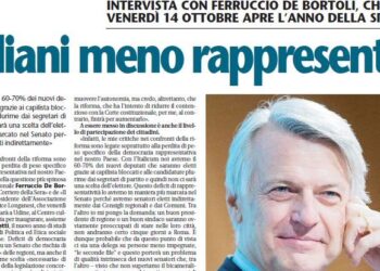De Bortoli a «la Vita Cattolica»: “Con il sì al referendum politica sempre più autoreferenziale”