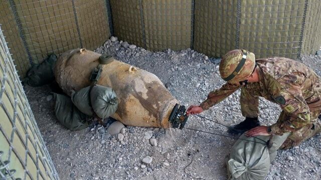 Disinnescata bomba da 500 kg in Friuli
