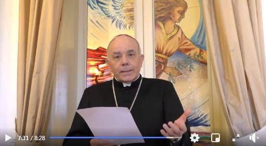 Video messaggio d’Avvento. E’ l’ora di trasformare le spade in aratri