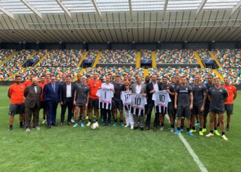 Fedriga saluta l’Udinese