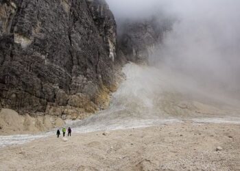Ghiacciaio del Montasio, 34 metri di spessore in meno rispetto agli anni ‘80