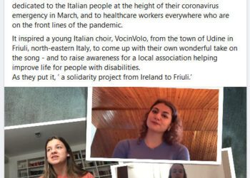 Gli U2 postano il video del coro udinese Vocinvolo