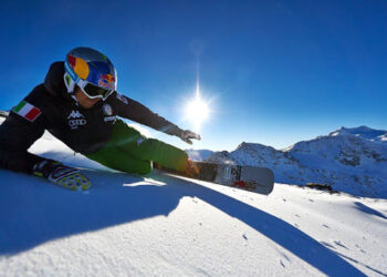 Gli azzurri dello snowboard si allenano sulle piste Fvg