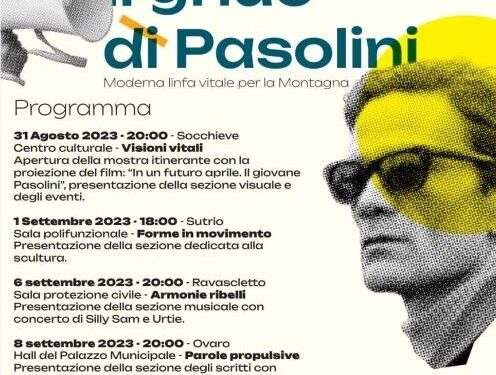 Il Grido di Pasolini dà la sveglia alla Carnia