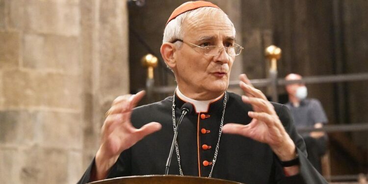 Il card. Zuppi all’apertura del Convegno Balducci