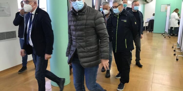 In fiera a Martignacco inaugurato centro tamponi e vaccini