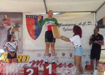 Michele Pittacolo sul podio in Sardegna
