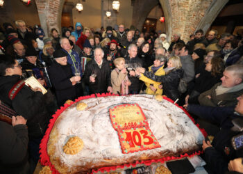 Nuovo record per la gubana da Guinness: 103 kg