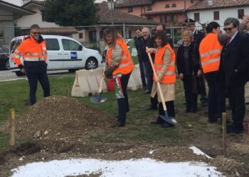 Palmanova-Manzano: prima pietra sul Torre