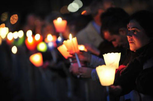 Palmanova. In preghiera per il piccolo Stefano