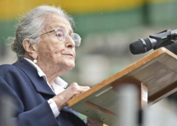 Paola Del Din festeggia i 100 anni