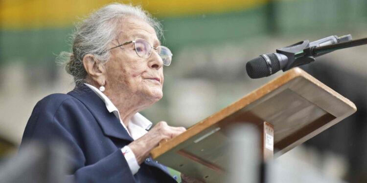 Paola Del Din festeggia i 100 anni