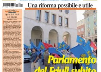 Parlamento del Friuli subito per superare il disastro Uti