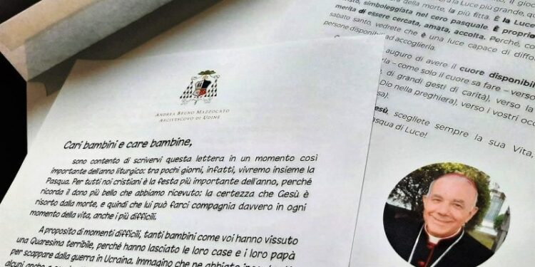 Pasqua, l’Arcivescovo scrive a bambini e ragazzi