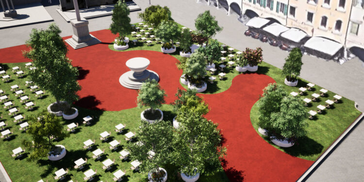 Piazza S. Giacomo, l’idea di Confcommercio