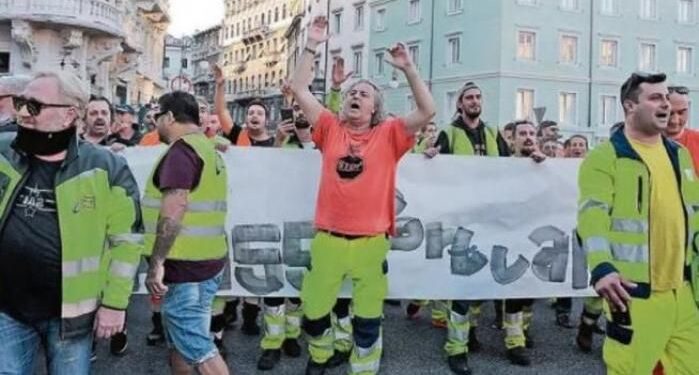 Portuali “se slitta il green pass discutiamo”. D’Agostino pronto alle dimissioni