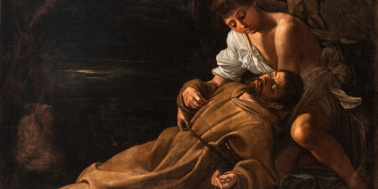 Restaurato il San Francesco attribuito da alcuni al Caravaggio