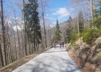 Strada del Lussari, prime multe alle bici in discesa