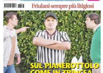 Friulani, sul pianerottolo come in trincea