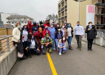 Supereroi in pediatria a Udine