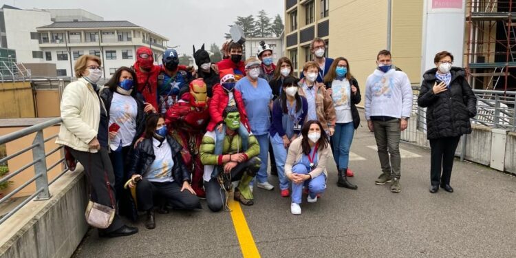 Supereroi in pediatria a Udine