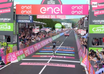 Un successo la tappa friulana del Giro da Palmanova a Cividale