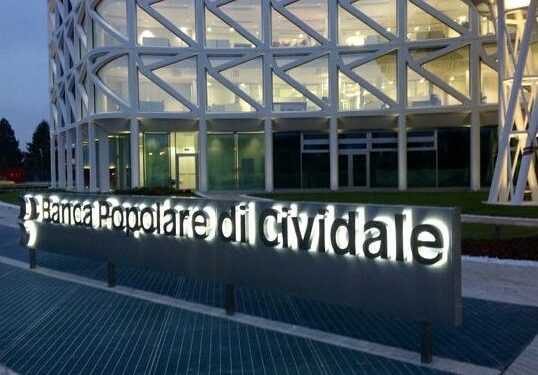 Utile record per Banca Cividale