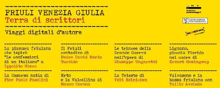 Viaggio in Friuli con gli scrittori