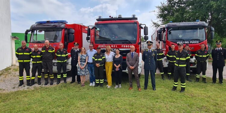 Vigili del fuoco, riaperto il distaccamento di Lignano