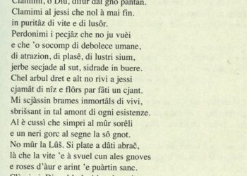 La serena invocazione di pre Meni: «Clàmimi, Diu»