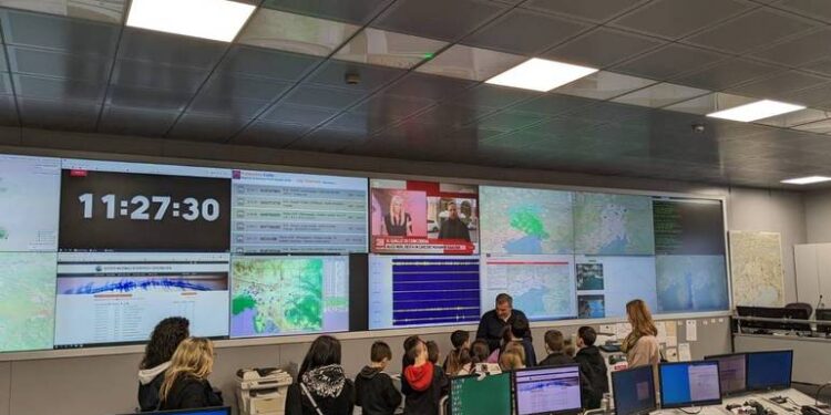 Open day nella sala della Protezione civile