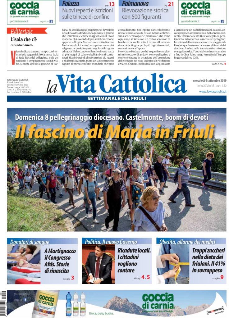 Mercoledì 4 settembre 2019