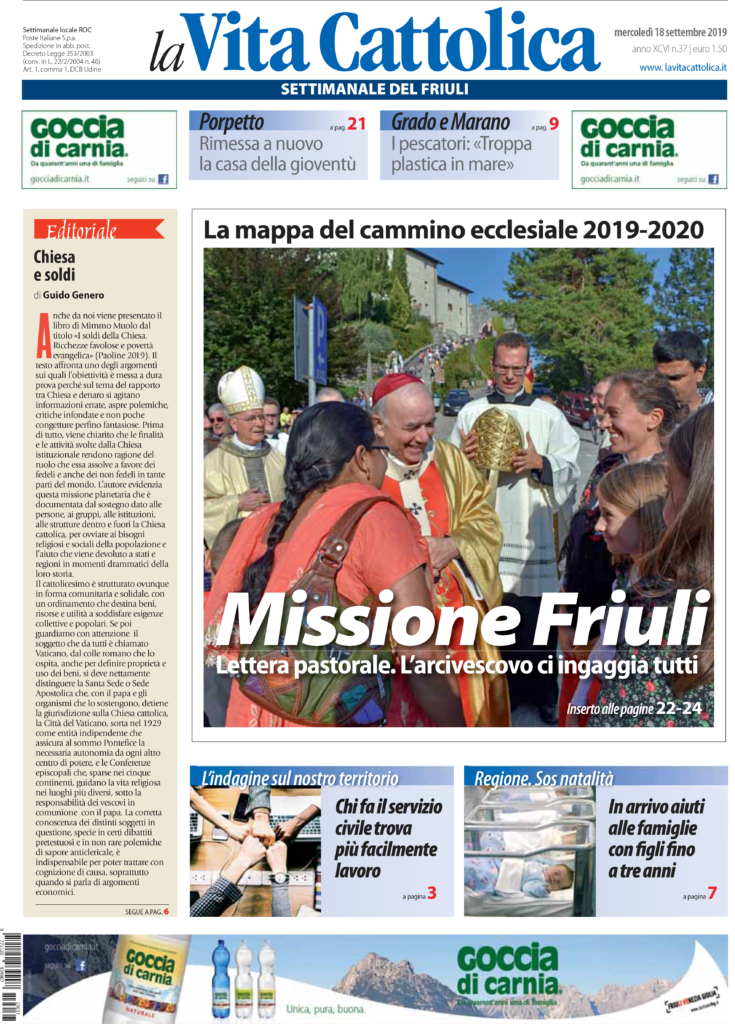 Mercoledì 18 settembre 2019