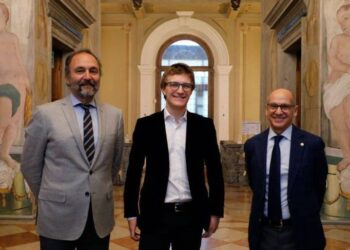 Festeggiato in rettorato il friulano "Alfiere del lavoro"