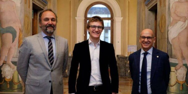 Festeggiato in rettorato il friulano "Alfiere del lavoro"