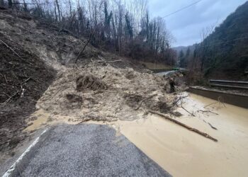 Clauzetto, ancora uno smottamento